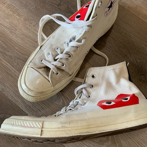 CDG Play Converse Chuck Taylor High Top